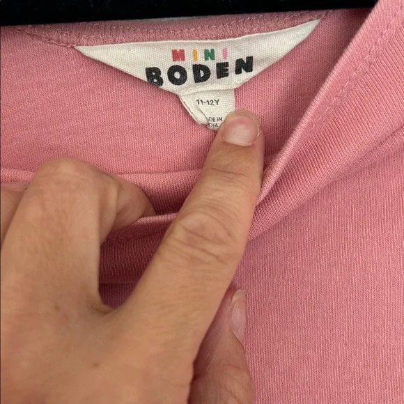 Mini Boden Pink Dress Unicorn patch ballerina swing spin pink tulle tutu 11-12 - Picture 3 of 4